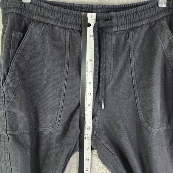 Womens Black Athleta Farallon Jogger Pants Drawstring Elastic Waist Size 8T - Picture 8 of 14